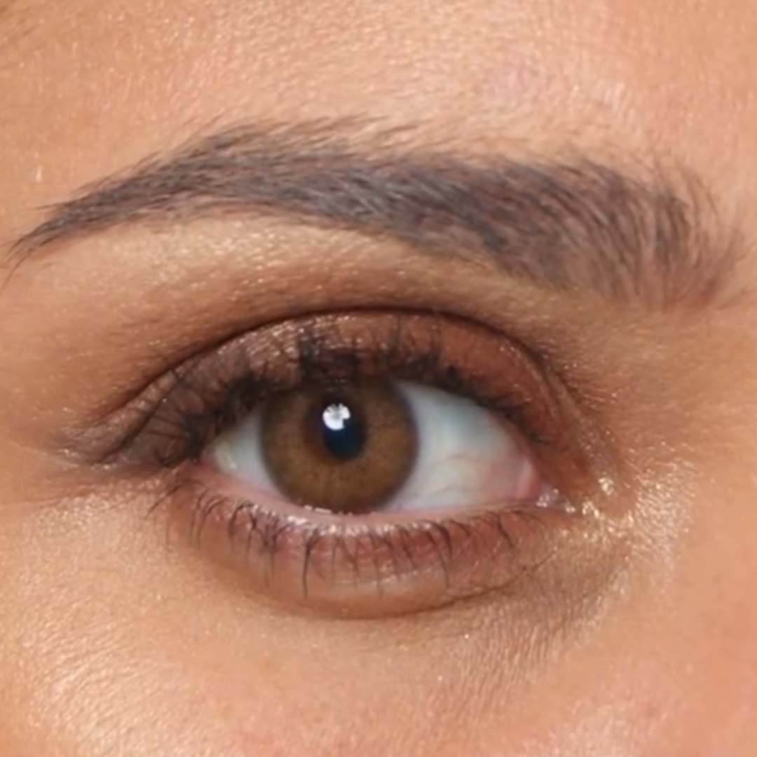 Lente de contato trimestral Castanha Brown (caixa com 2 unidades)