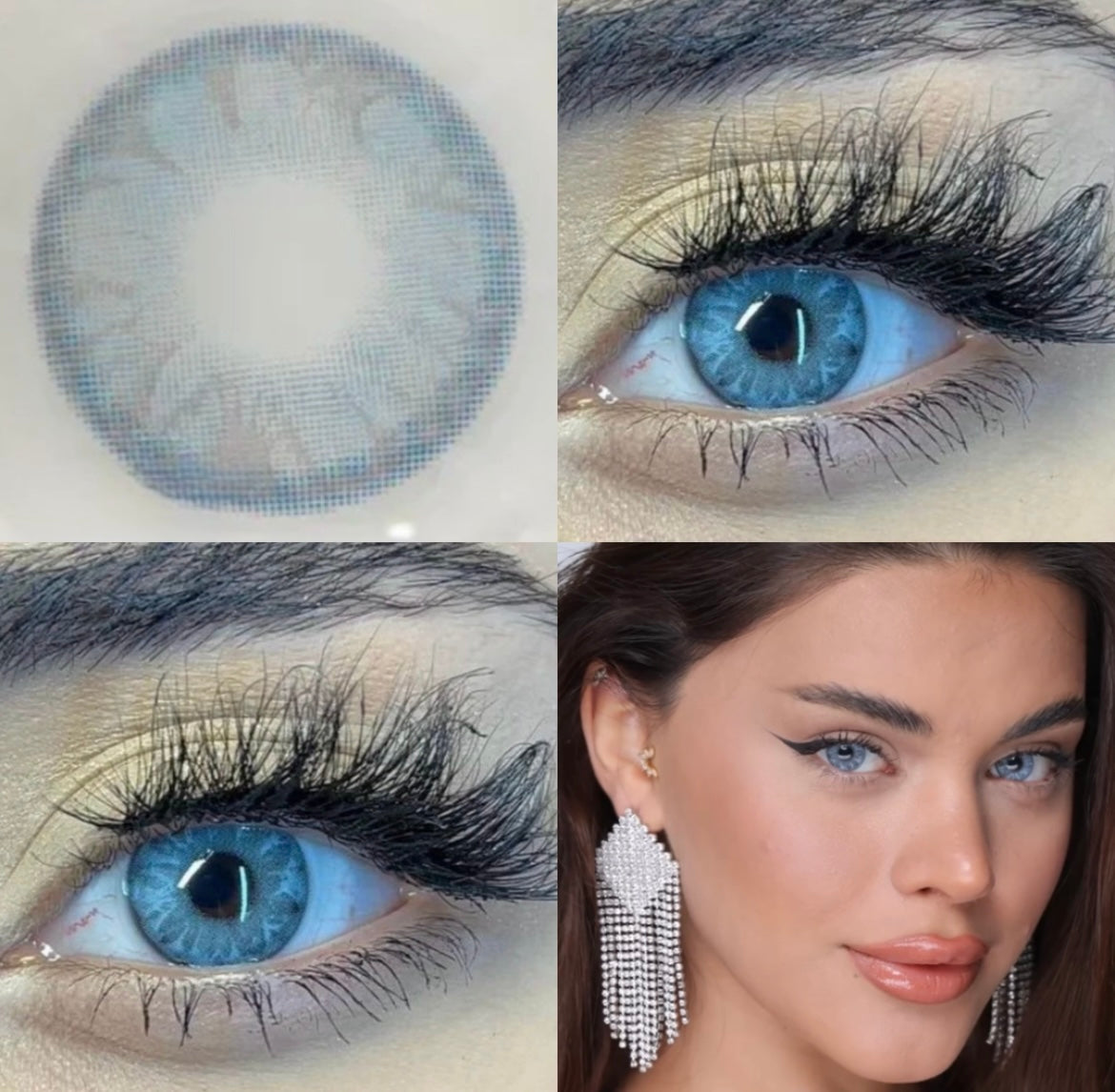 Lente de contato anual Gem Colors (caixa com 2 unidades)