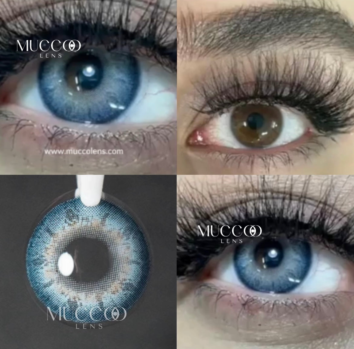 Lente de contato anual Girl Blue (caixa com 2 unidades)