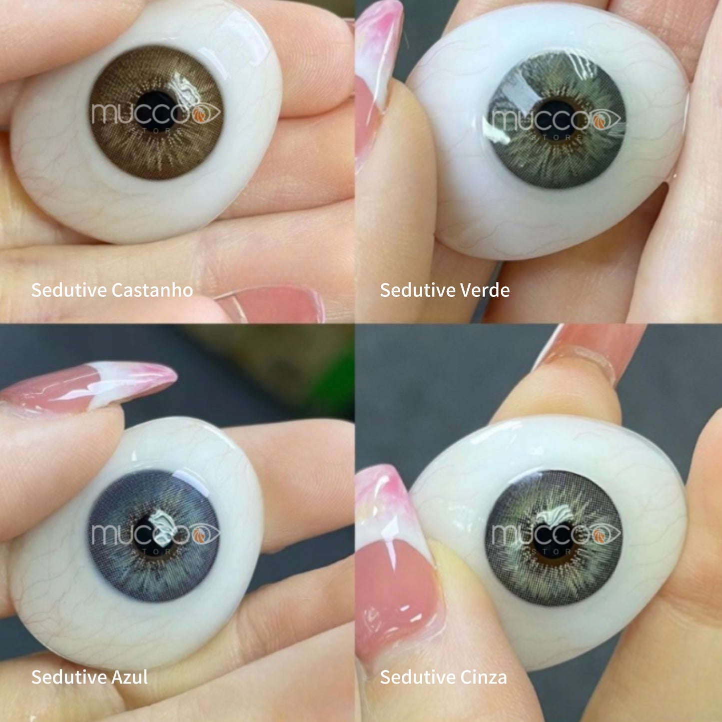 Lente de contato Anual Sedutive Colors caixa com 2 unidades