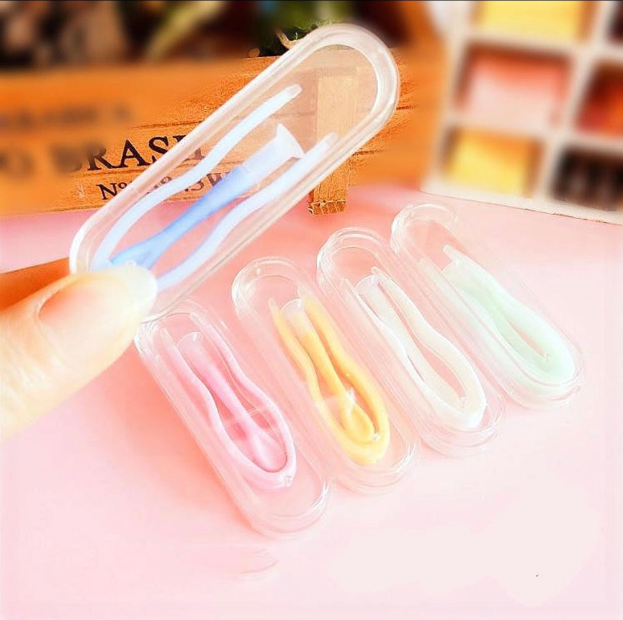 Kit Magic aplicador e removedor de lentes de contato