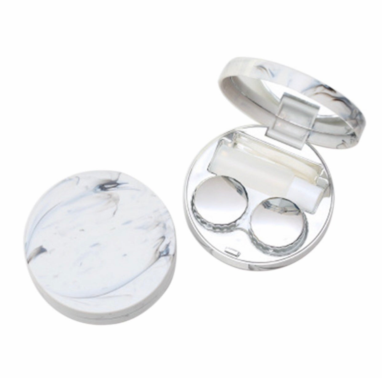 Estojo marble com espelho (pinça e ventosa)