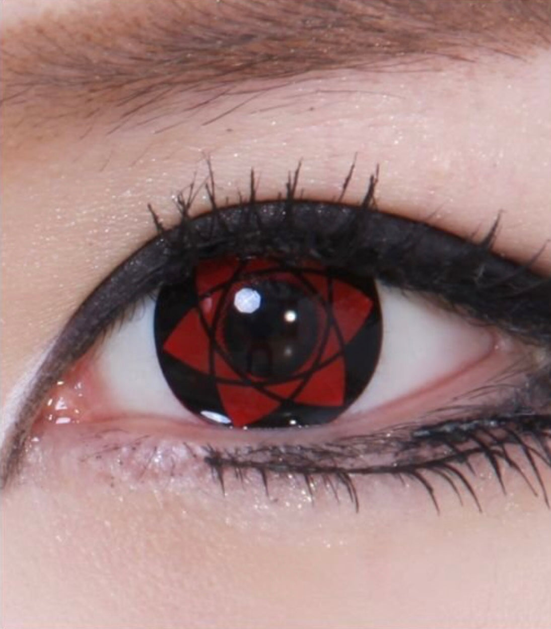 Lente de contato anual Cosplay Naruto Sharingan Amaterasu