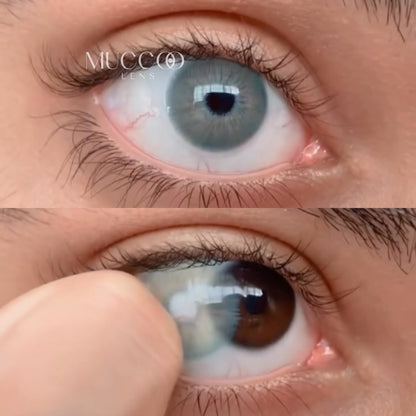 Angeles N Azul pupila reduzida anual (caixa com 2 unidades)