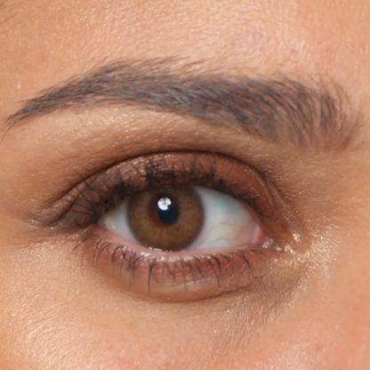 Lente de contato trimestral Castanha Brown (caixa com 2 unidades)