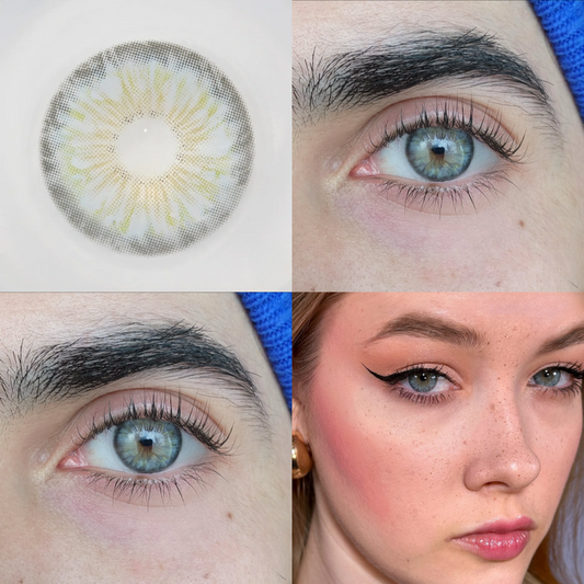 Cleópatra Sky Blue pupila reduzida anual (caixa com 2 unidades)