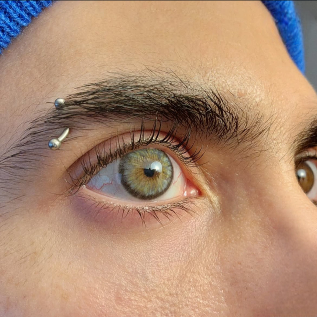 Cleópatra Sky Blue pupila reduzida anual (caixa com 2 unidades)