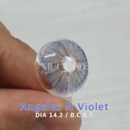 Anual pupila reduzida Angeles N Violeta (caixa com 2 unidades)