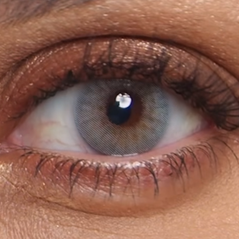 Lente de contato trimestral Beleza Gray caixa com 2 unidades