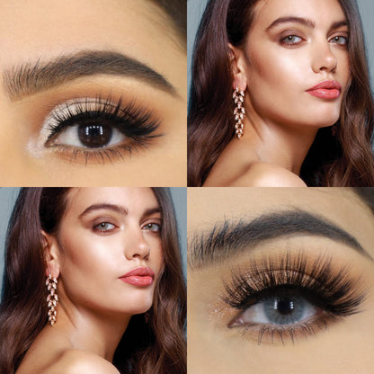 Lente de contato trimestral Beleza Gray caixa com 2 unidades