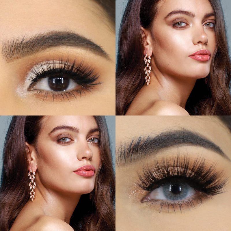 Lente de contato trimestral Beleza Gray caixa com 2 unidades