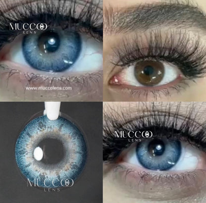 Lente de contato anual Girl Blue (caixa com 2 unidades)