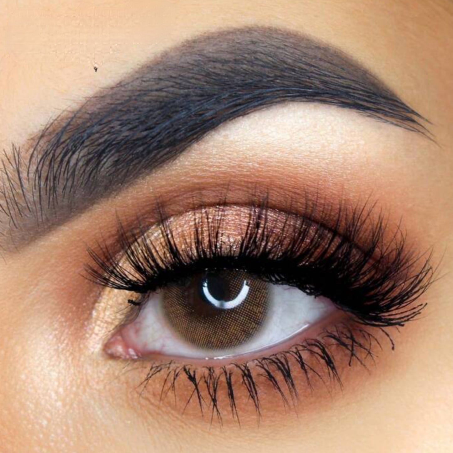 Lente de contato anual Caramel (caixa com 2 unidades)