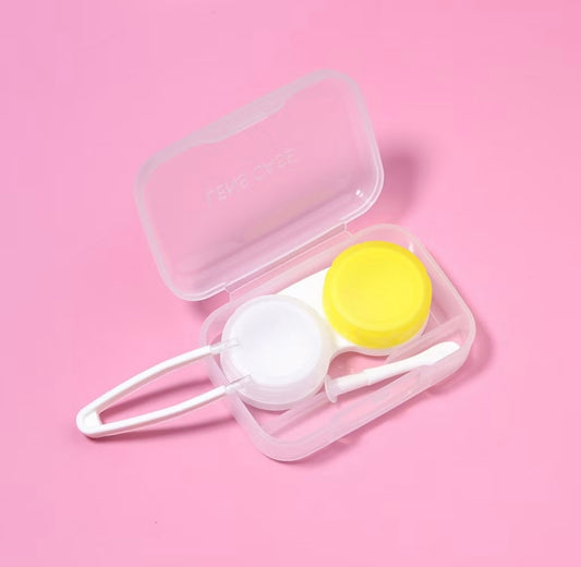 Estojo Basic para Lentes de Contato | com pinça e aplicador – Design minimalista