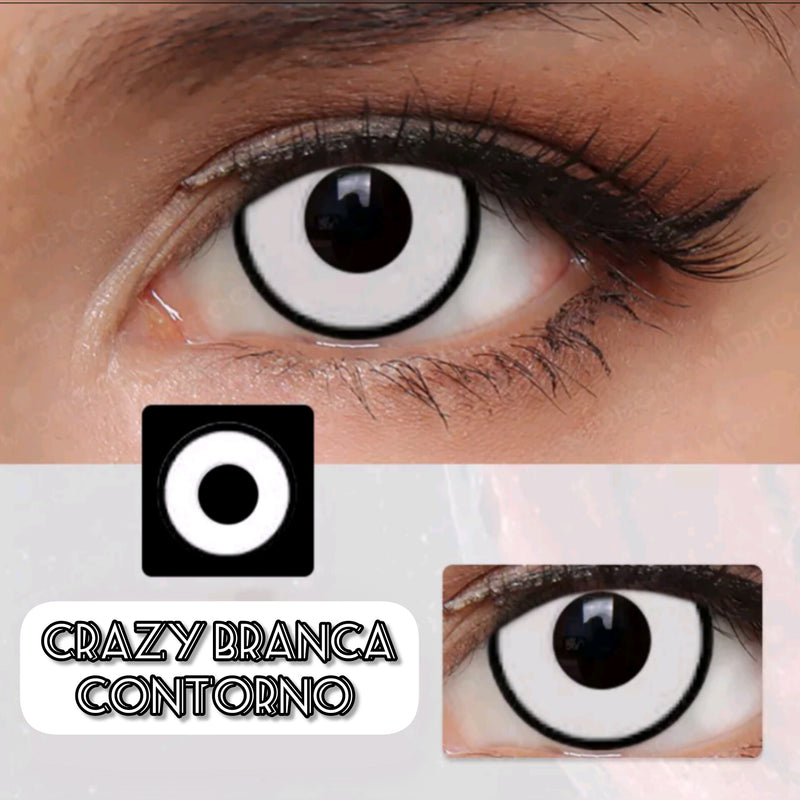 Lente de contato Cosplay Crazy Contorno