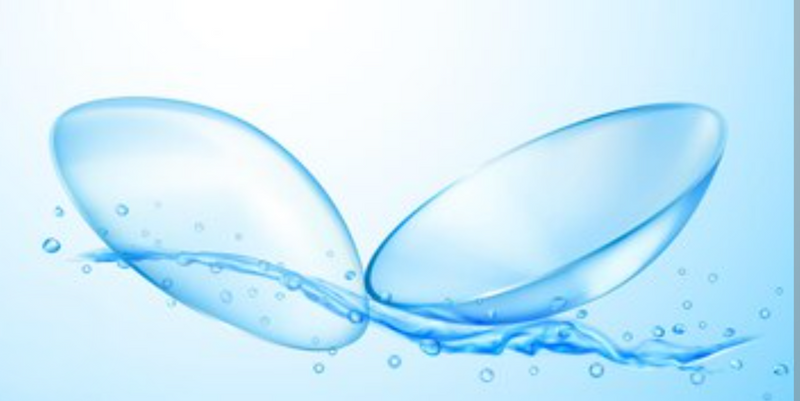 Lente de contato Incolor anual com grau para hipermetropia (caixa com 2 unidades)