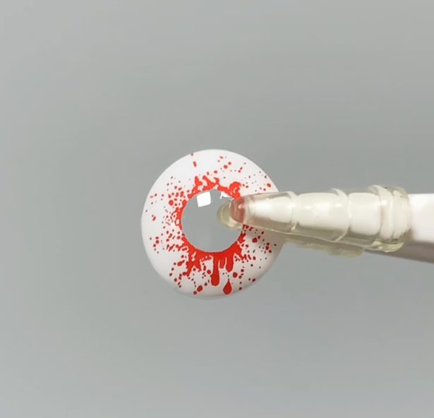 Lente de contato Cosplay Crazy Sangue