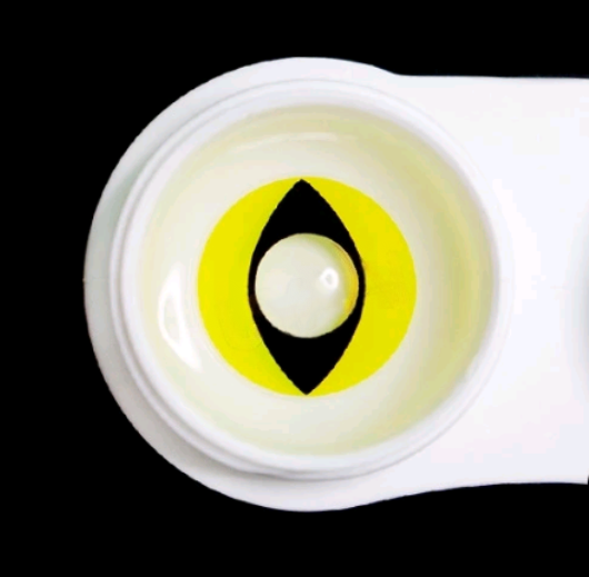 Lentes de contato Cosplay Crazy Yellow Cat
