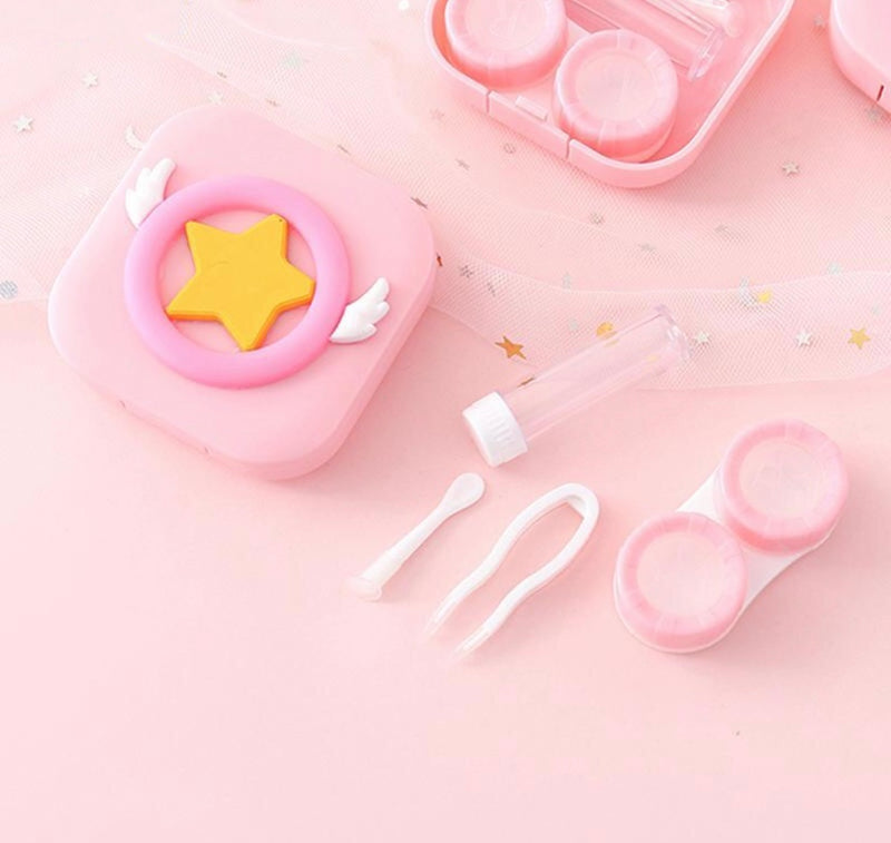 Estojo para lente de contato Candy com espelho