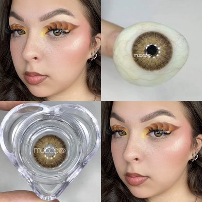 Lente de contato anual Rainbow Colors